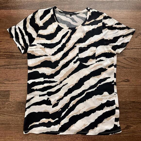 GUCCI T-SHIRT TIGER ZEBRA ANIMAL PRINT TOP SMALL - Picture 4 of 9
